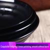 Gannian Melamine Matte Black Commercial Ramen Bowl