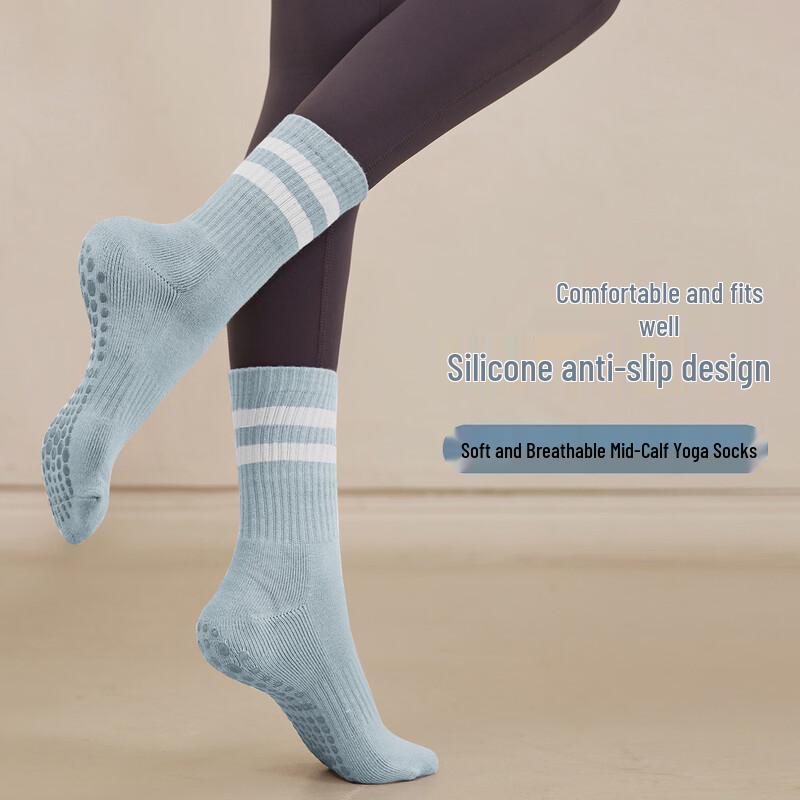 Youyou Women s Non-Slip Yoga & Fitness Socks One Size