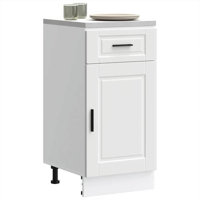 VidaXL Armoire de cuisine Porto blanc bois d'ingénierie 853947