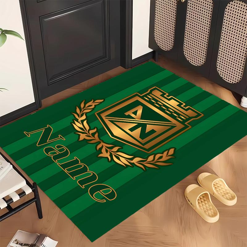 Atletico Nacional (5) Personalized name Office Carpet Stylish Decor for Living Room Bedroom Kitchen