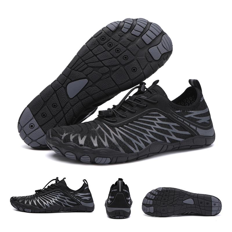Summer Men’s Aqua Shoes Fashion Barefoot Water Shoes Anti Slip Quick Drying Beach Upstream Wading Swimming Shoe Sneakers Unisex