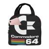 Commodore 64 Insulated Lunch Bag for Kids School Cooler Thermal Food Box Tote Portable Lunch Boxes Container