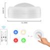 LED Puck Lights with Remote Control, 16 Color Changeable Under Cabinet Lights with Control & Timing, Battery Operated Wireless Closet Lights for