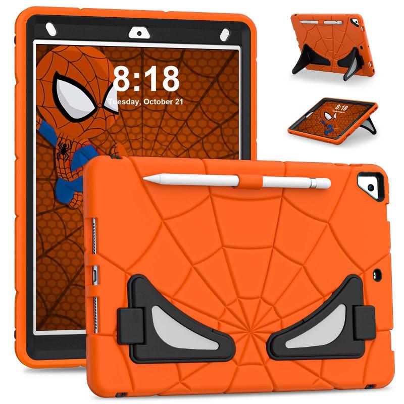 Spider-Man Shockproof Full Cover Case IPad 9th Gen 10.2 Inch Air 4 10.9 Kids Drop Protection Silicone