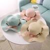 Summer Wide Brim Sun Hat For Women With Breathable Paper Material And Flower Design For Beach And Outdoor Travel