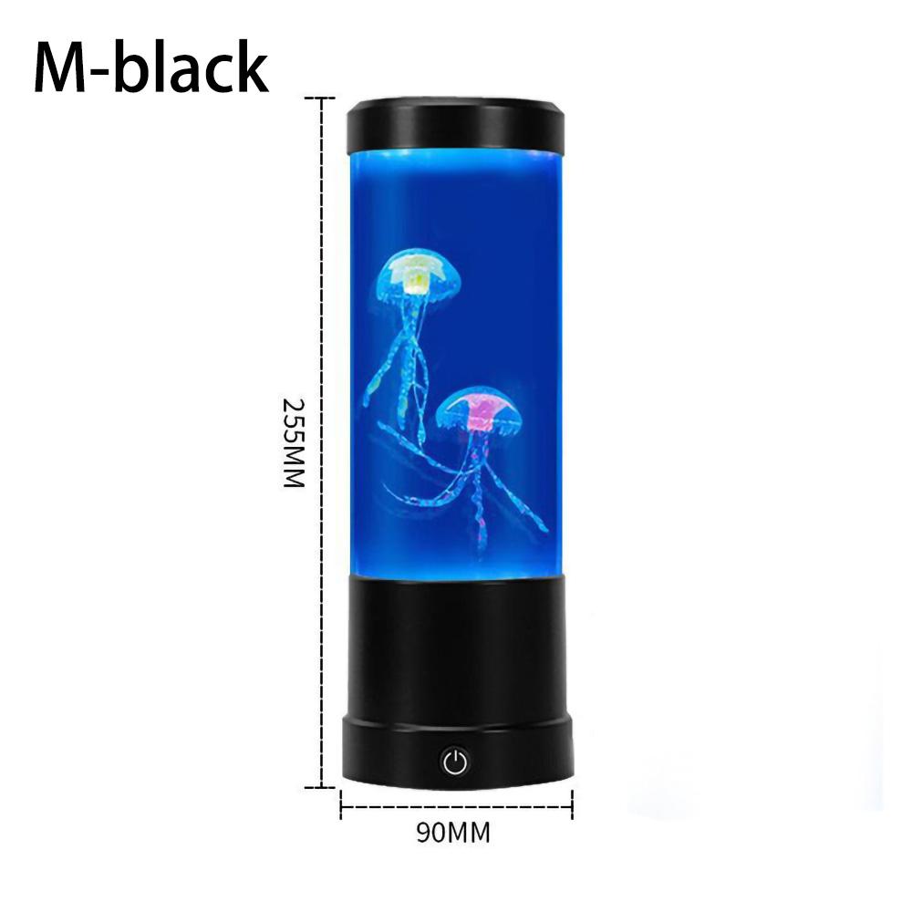 3 Sizes USB Charging Jellyfish Lamp LED Night Light Remote Control Color Changing Home Decoration Lights Aquarium Birthday Gift
