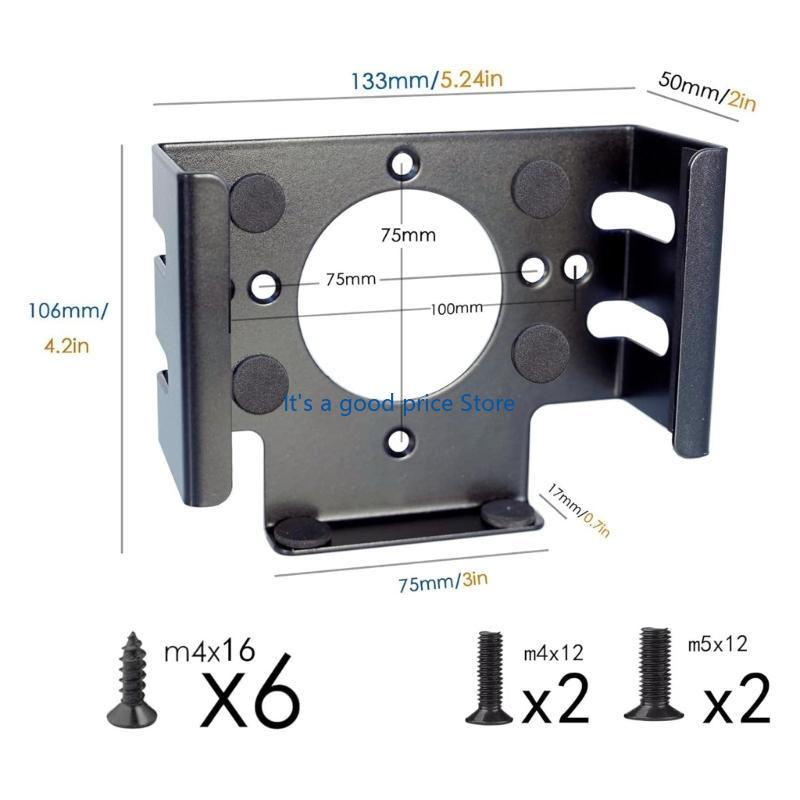Metal Holder Slip Proof Mounting Bracket For Mini Desktop Computer Desk Or Screen Back Mount With Stability