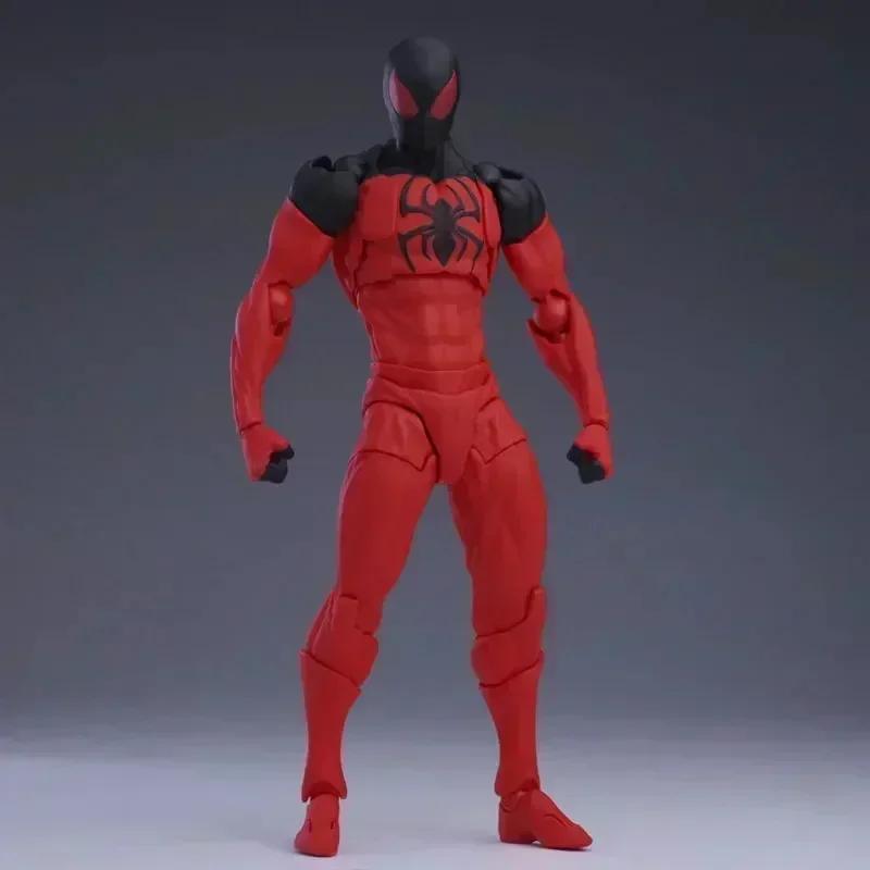 Action Figure Spider Man Symbiote Spider Hero Available Now Mess Playthings Messtoys Black Suit Neighbor Scarlet Spider Animation Presents Playthings