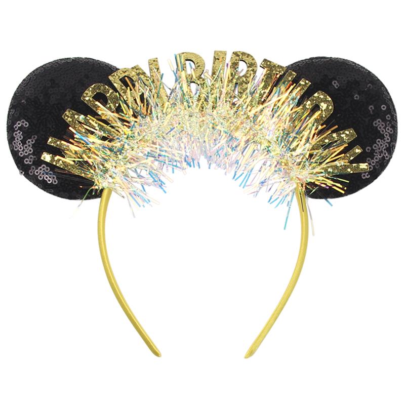 Fashion New Brown Beauty And Beast Mouse Ears Headband 5" Headwear Boys Girls Festival Party Hair Accessories Women Gift