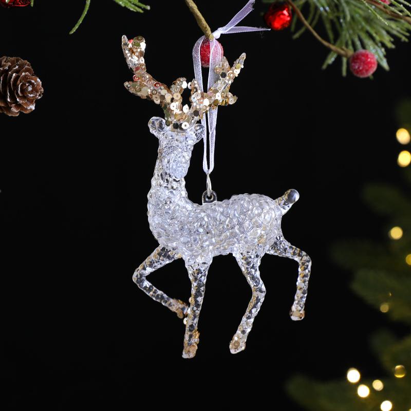 Kranz Schneeflocke Glockenklang Anhänger Weihnachtsdekorationen Weihnachtsbaum Hängender Schmuck