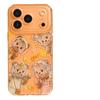 Butter Bear Orange Apple iPhone17 Mobile Phone Case Promax Cartoon 16 Silicone 15 Soft Tpu Anti-drop 13 Sets
