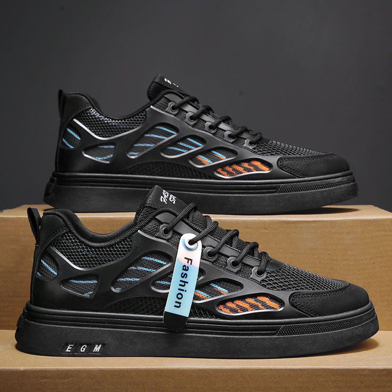 

2024 Spring Men s Trendy White Casual Leather Sneakers 43