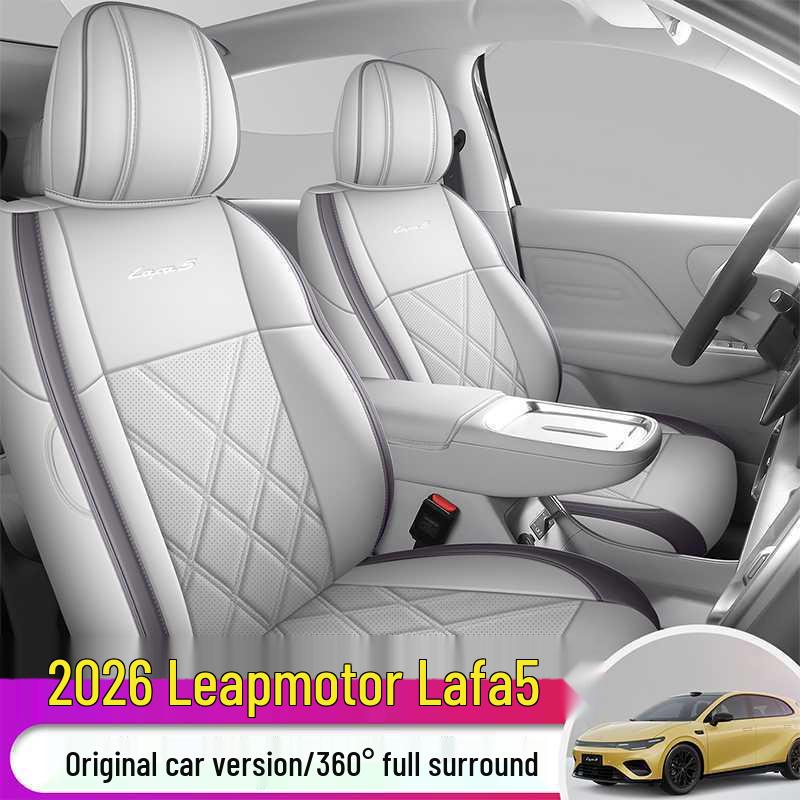 Custom-Fit Perforated Leather Seat Cushion for Li Auto Lafa 5 - Wear-Resistant Full Coverage.