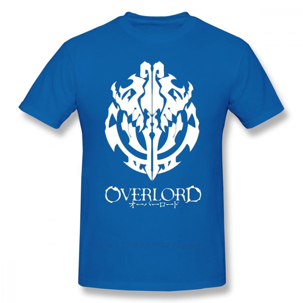 Overlord T-Shirt Overlord Anime Gildenemblem Ainz Ooal Gown T-Shirt Grafisches Kurzarm-T-Shirt Herren Übergröße T-Shirt
