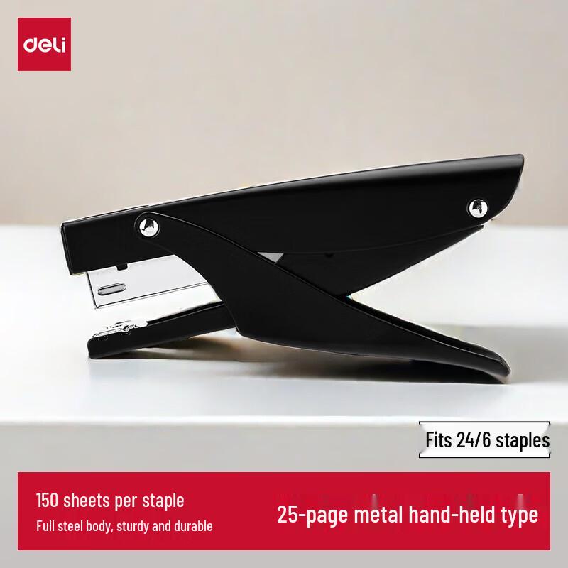 Deli Portable Metal Handheld Stapler
