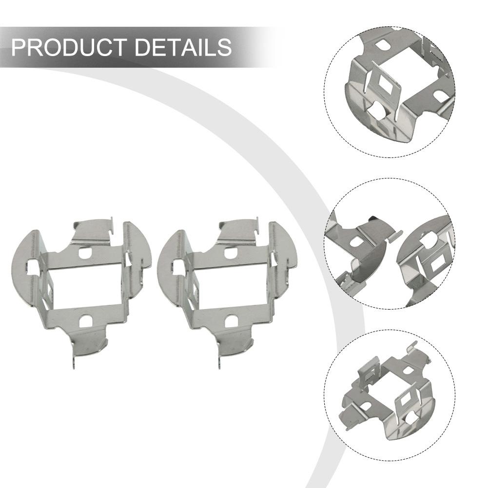 Metal H7 HID Bulb Holder Clip Adapter for BMW & For Mercedes Waterproof & High Temperature Resistant Easy Installation