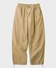 WV PROJECT Gabardine Cotton Elastic Waist Pants Beige Mjlp7786