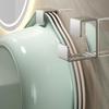2Pcs Stainless Steel Washbasin Hook Multifunction Punch-Free Kitchen Bathroom Rack Basin Storage Rack Towel Hanging Holder