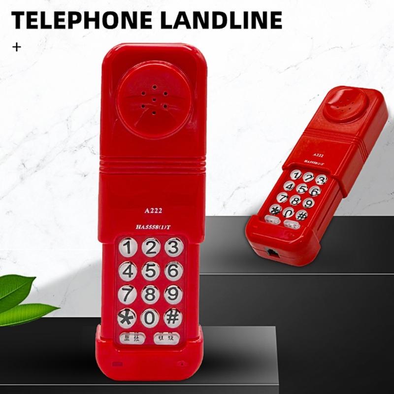 Corded Telephone for Telephone Communication Line Checking Telephone Landline Plug in and Use Landline Phone