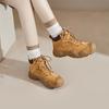 Leather Shoes Short Boots Casual Martin Boots Women's Boots Non-slip and wear-resistant mountaineering leather boots