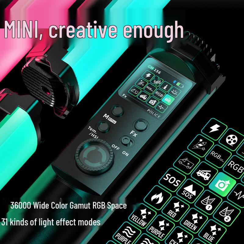 Yongnuo YN360Mini RGB Portable LED Stick Light for Live Broadcast & Outdoor Shooting