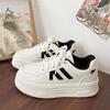 Thick-soled Heightening Little White Shoes Trendy Autumn New Casual Women's Shoes Versatile Student Board Shoes Women
