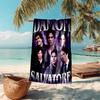 Beach Towel with The Vampire Diaries Pattern - Soft,absorbent,machine Washable Lightweight&Modern,swimming,Travel Essentials