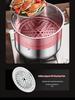 316 Stainless Steel Large Capacity Stock Pot for Stewing, Broiling, and Steaming, Food-Grade and Integrated Molding Design.