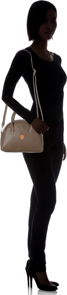 Chiemi Sacs Handtas, Mini Boston Tas, Schoudertas, 2-Weg, Eenvoudig, Natuurlijk, Bruin, 2402-6252