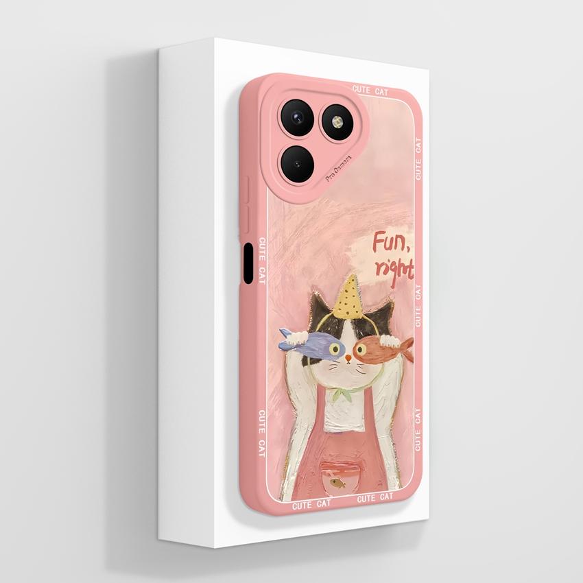 For Tecno Pova 7 6 5 4 Pro Pop 8 9 10 10C Flying Astronaut Phone Cases Camera Protection Liquid Silicone Shockproof Back Covers Shell For Tecno Casing