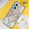 Vintage Retro Lattice Flower For OPPO Reno 14 12 11 10 13 Pro 8T 11F 12F 13F 14F 7 8 Lite OPPO Find X9 X8 X6 X5 Pro Case