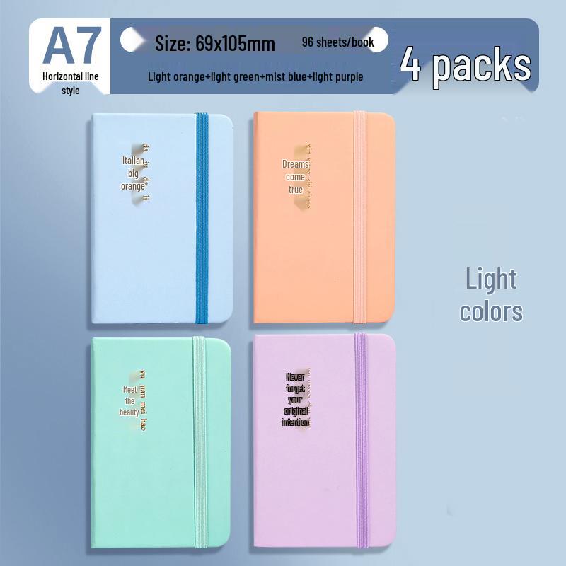 A7 Mini Pocket-Sized Notebook: Portable, Simple, and Perfect for Students