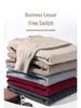 Men's 100% Pure Mountain Half-Cashmere High Neck Knit Sweater - Thickened for Autumn/Winter