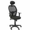 P&C-Office Chair with Headboard Alocén P&C B10CRNC Black