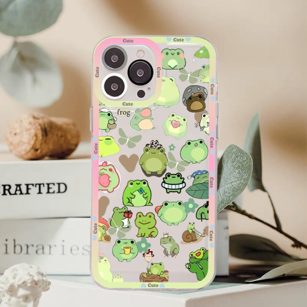 Frog cartoon drawing Phone Case For Redmi 7 8 9 A For Redmi Note 5 7 8 9 10 11 Pro Max 4G 5G Funfas