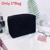 Borsa da Trucco in Velluto Organizer da Viaggio con Cerniera per Donne e Uomini