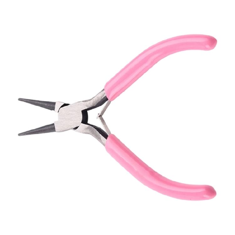 Ergonomic Pink Jewelry Pliers Build With High Strength Alloy Steel Seamlessly Design Fit for Long Lastinlyg Performances