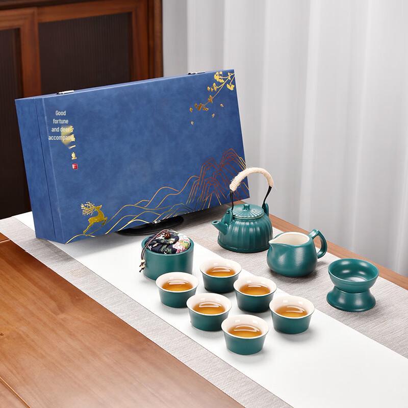 Japanese Black Pottery Kung Fu Tea Set