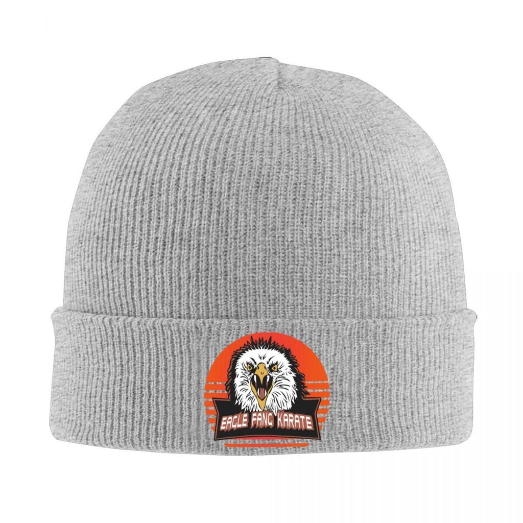 Eagle Fang Karate Cobra Kai Knitted Caps for Women Men Beanies Autumn Winter Hats The Karate Kid Warm Cap