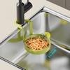 Hanging Sink Food Strainer with Hook Sink Organizer Multifunctional Sink Drain Basket  Kitchen