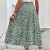 Women's  Casual And Fashionable High Waisted Skirt With Split Skirt  With Split Skirt