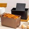 1 pz teglia rettangolare per plumcake con coperchio stampo per cottura del pane torta tostato antiaderente scatola per toast con coperchio stampo per pane in acciaio alluminato