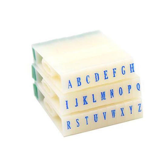 Stamps Adjustable Assembly Convenient Plastic DIY Plastic English Alphabet Letters Stamps