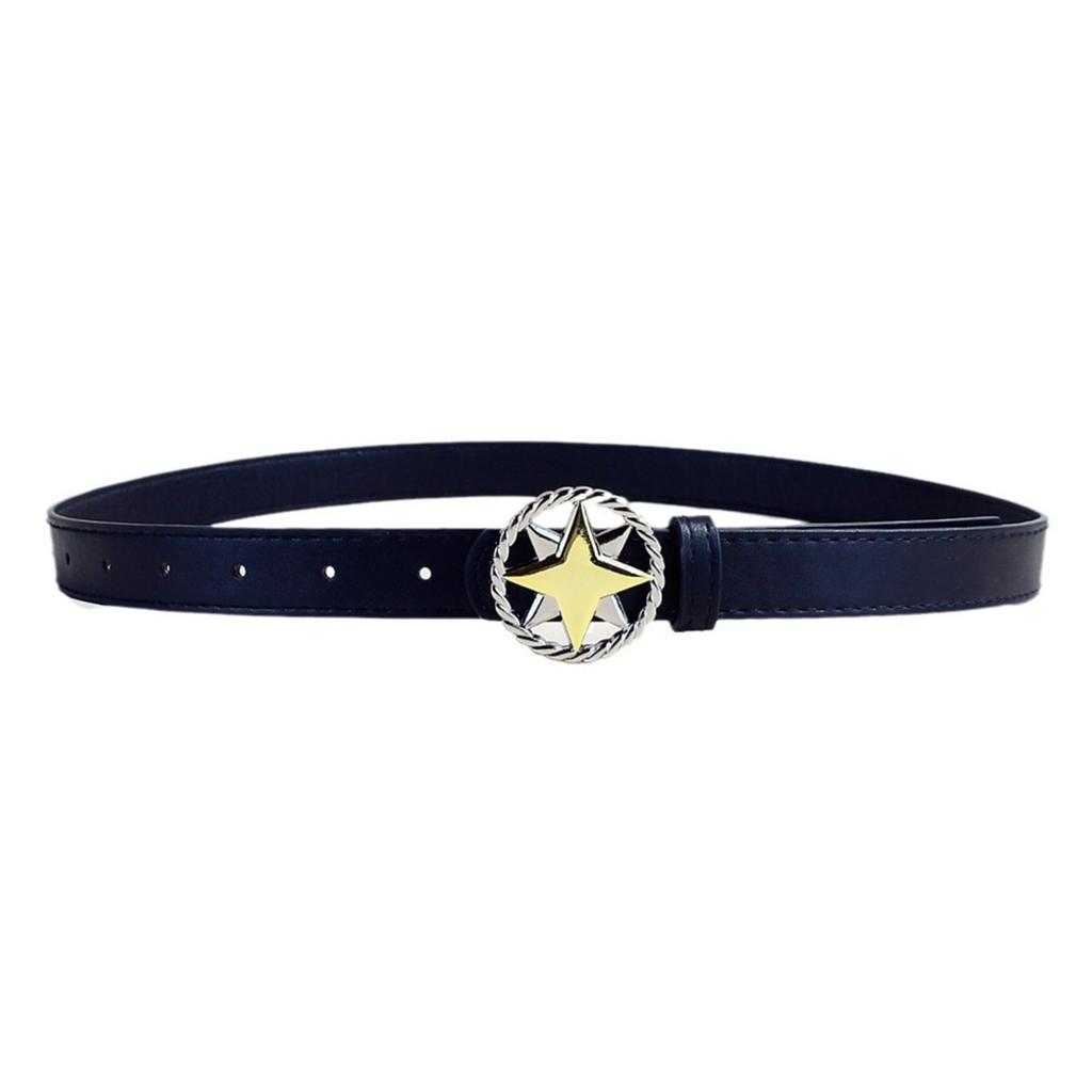 Trendy Waist Belt Star Buckle Punk Chain Costume Belt for Wrap Dress Waist Belt for Suit Skirt Jeans Jewelry