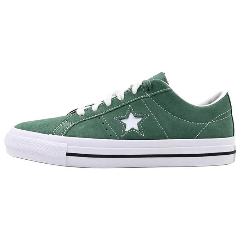 

Converse One Star Pro Vintage Non-Slip Shock Absorption Low-Top Board Shoes Unisex Green 40 зелёный