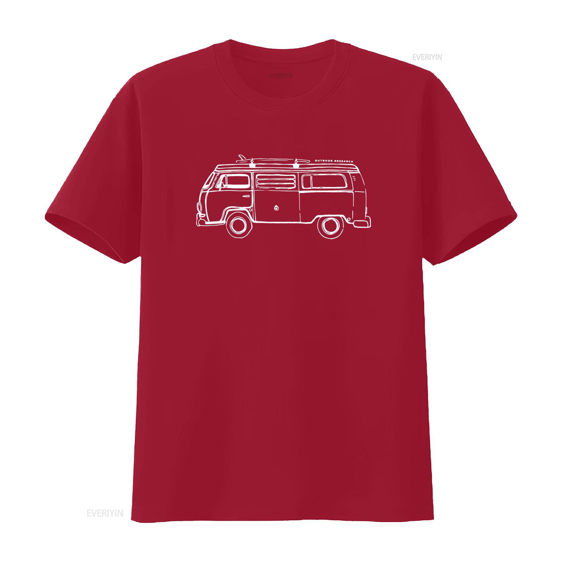 

Футболка Outdoor Research Retro Van для повседневной уличной моды летняя мода винтажная стираная дышащая модная удобная мягкая S