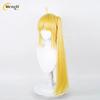 Ijichi Nijika Synthetic Hair Anime 80cm Long Yellow Ponytail Clip Cosplay Anime Wig Heat Resistant Hair Halloween Wigs