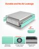 Inflatable Floating Dock, 3.66 M Round Inflatable Dock Platform, Non-Slip Water Air Mat with Portable Carrying Bag and Detachable Ladder, Floating