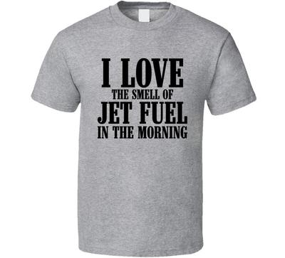 Juan Pablo Montoya Ich liebe den Geruch von Kerosin am Morgen Renn T-Shirt
