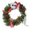 3Pcs Christmas Decorations Home Artificial Christmas Wreath Xmas Ornaments Hanging Wreath for Front Door Window Sills Shelves